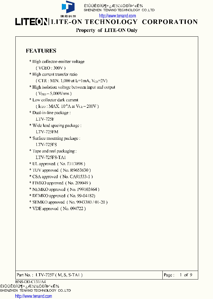 LTV-725F_5606625.PDF Datasheet