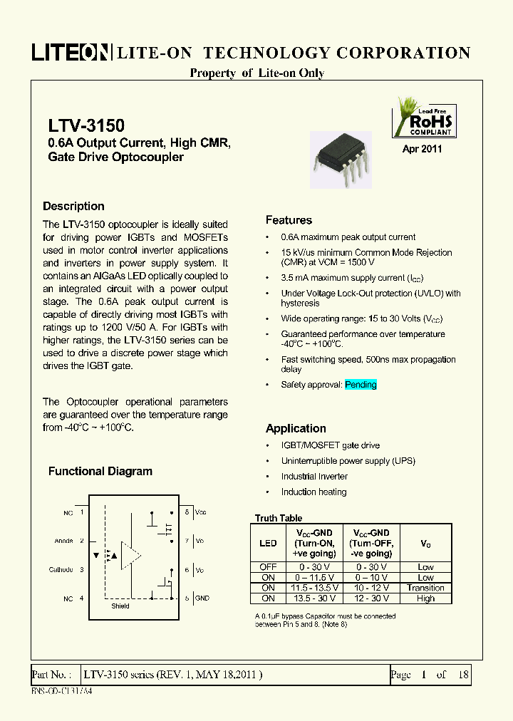 LTV-3150_5606897.PDF Datasheet