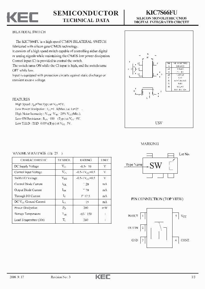 KIC7S66FU08_5615850.PDF Datasheet