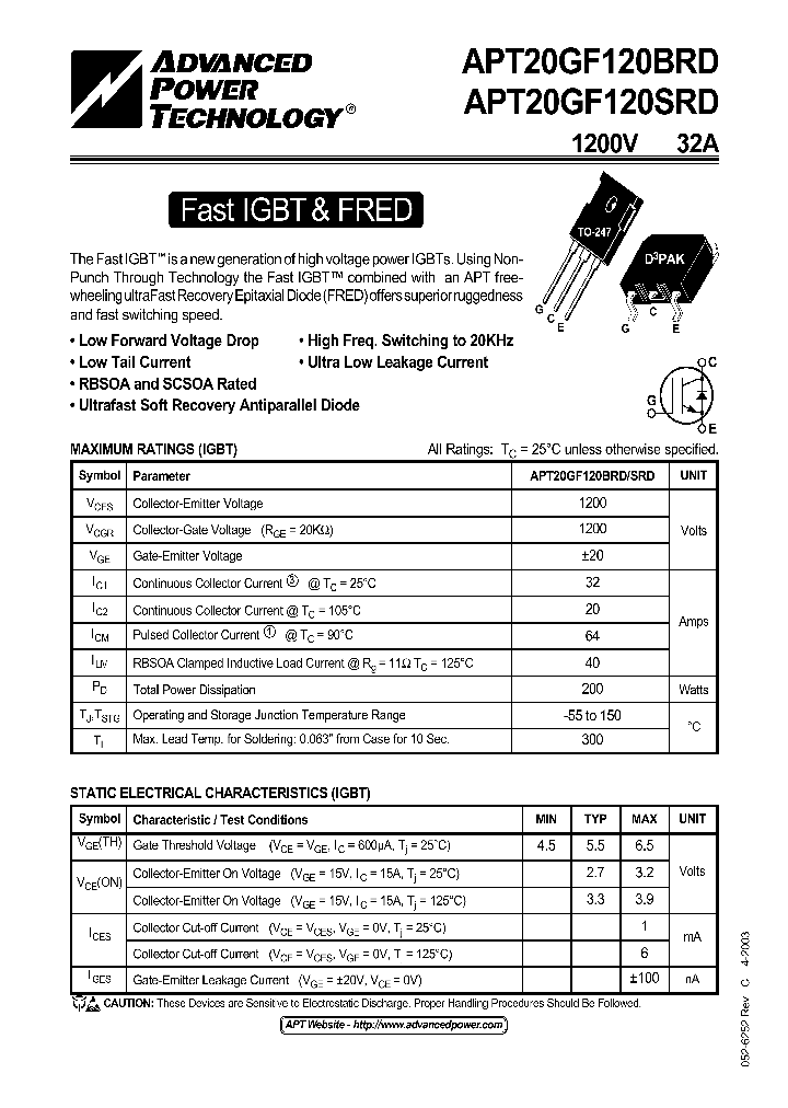 APT20GF120SRD_5617815.PDF Datasheet