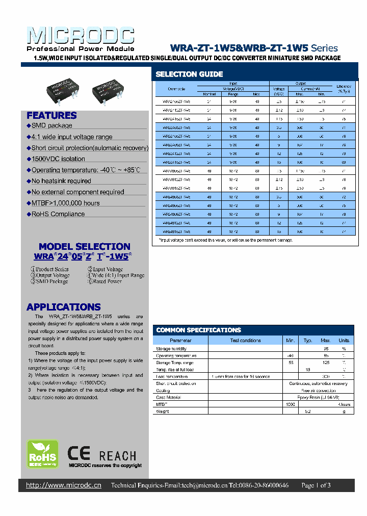 WRB4815ZT-1W5_5619409.PDF Datasheet