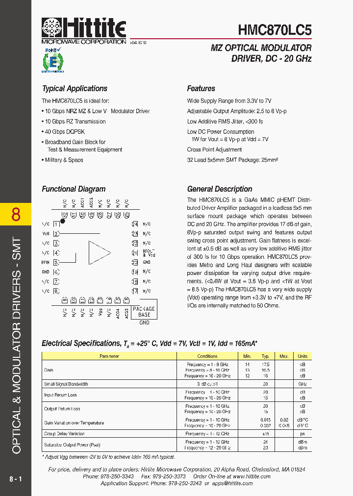 HMC870LC51010_5620659.PDF Datasheet
