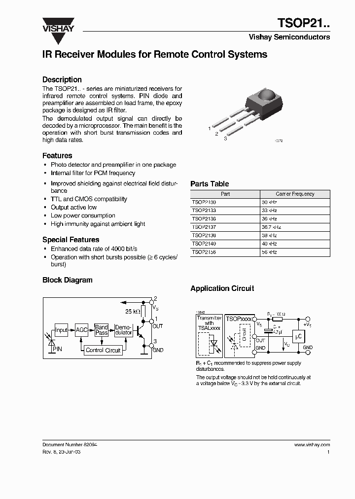 TSOP21_5621412.PDF Datasheet