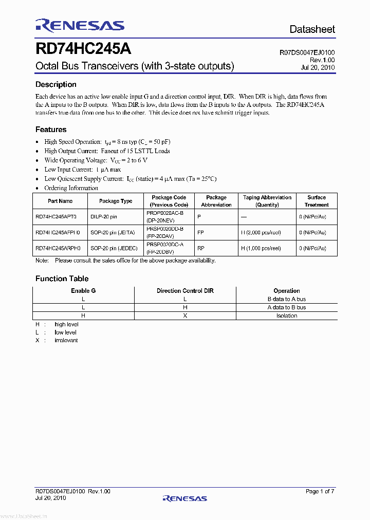 RD74HC245A_5622654.PDF Datasheet