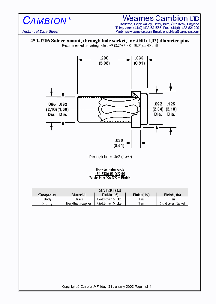450-3286_5624943.PDF Datasheet