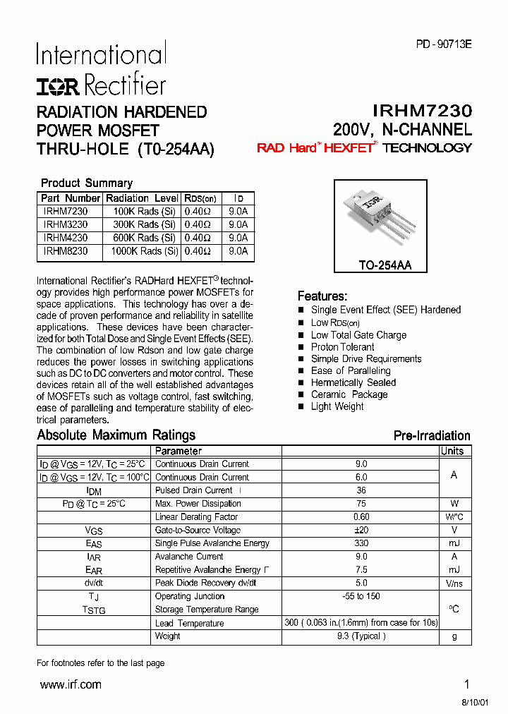 IRHM8230_5625563.PDF Datasheet