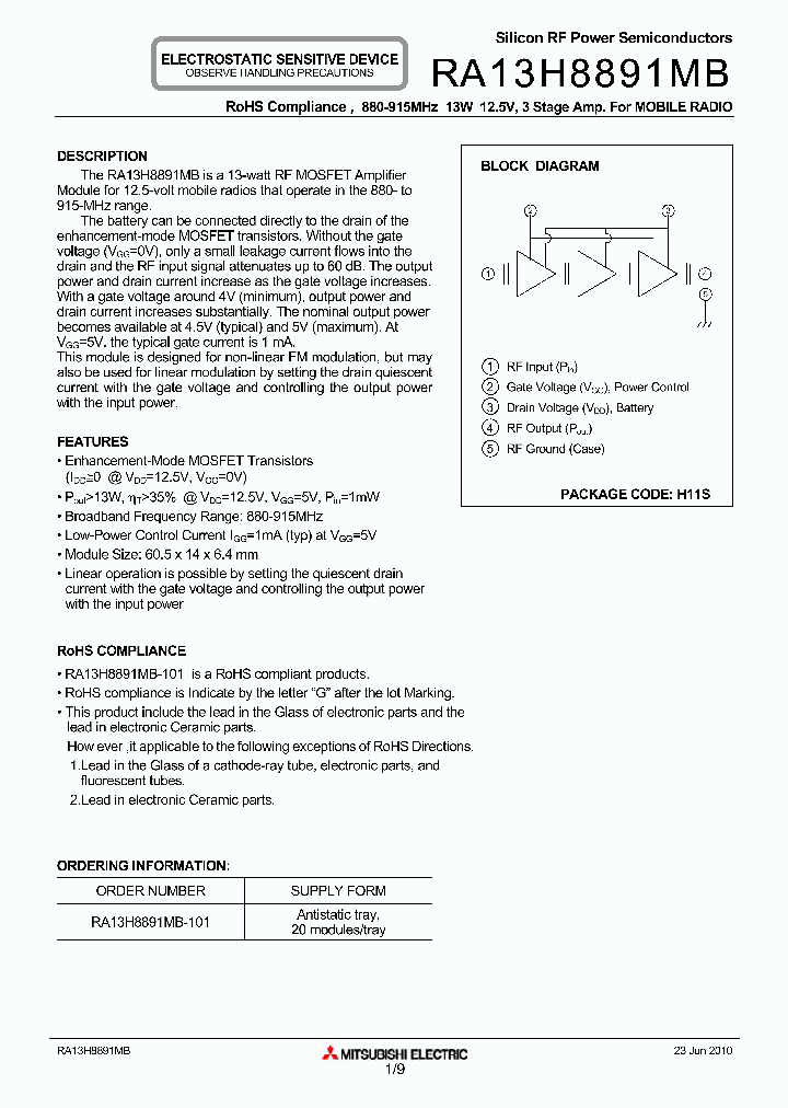 RA13H8891MB10_5625890.PDF Datasheet