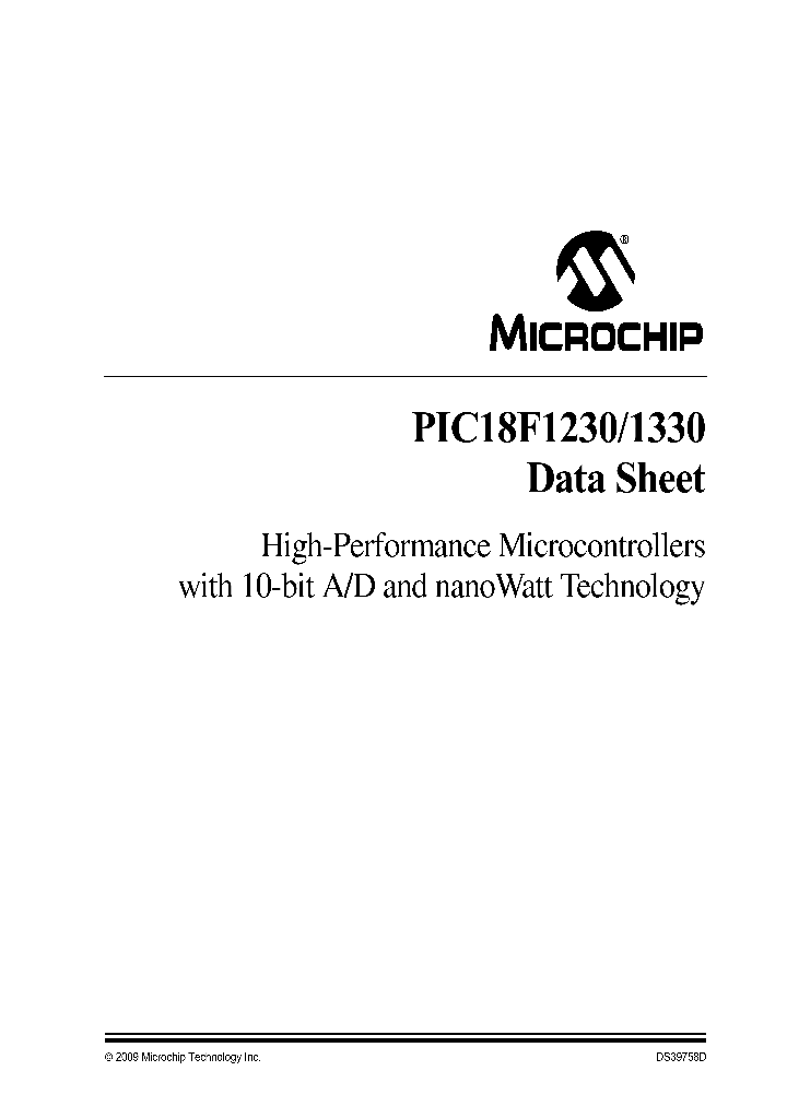 PIC18F1330_5638897.PDF Datasheet