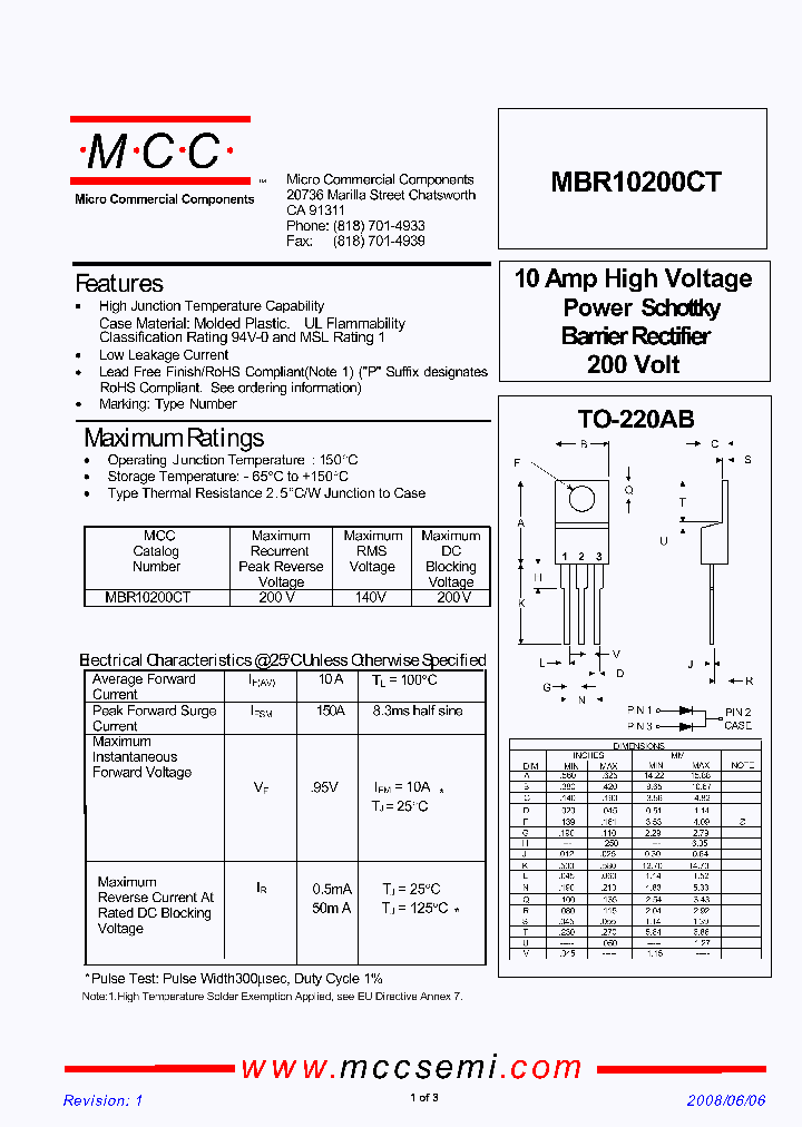 MBR10200CT_5641077.PDF Datasheet