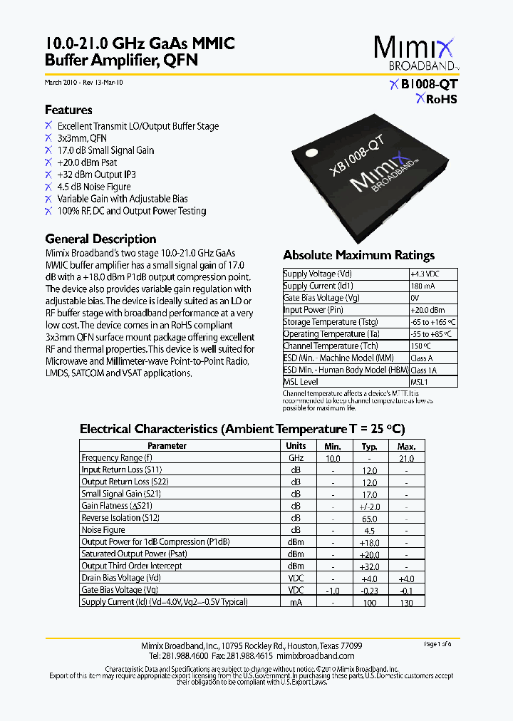 XB1008-QT10_5642076.PDF Datasheet