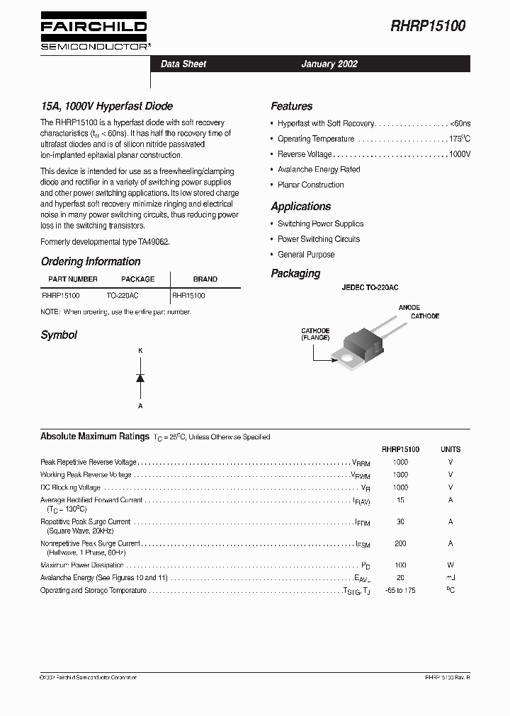 RHRP15100_5641739.PDF Datasheet