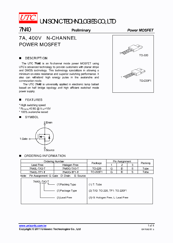 7N40L-TF1-T_5642171.PDF Datasheet