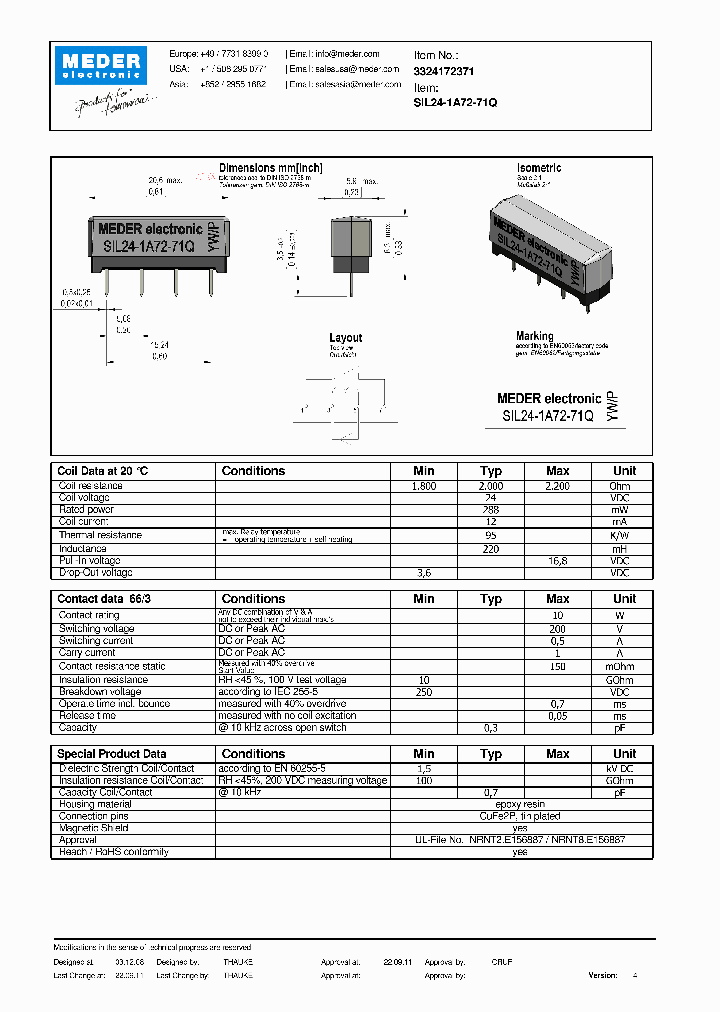 SIL24-1A72-71Q_5640147.PDF Datasheet