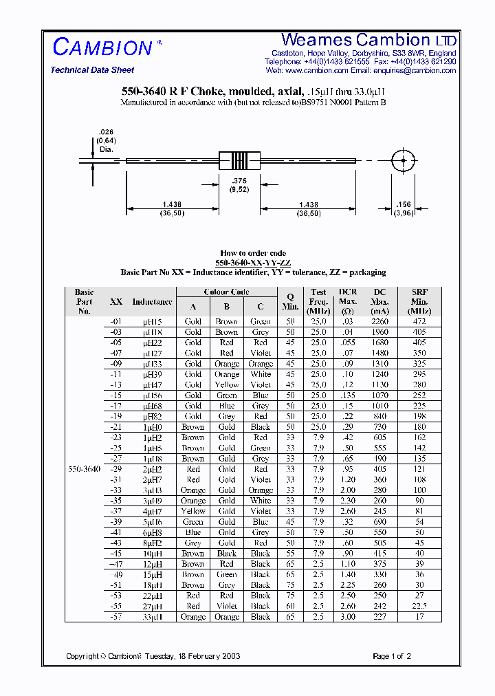 550-3640_5636510.PDF Datasheet
