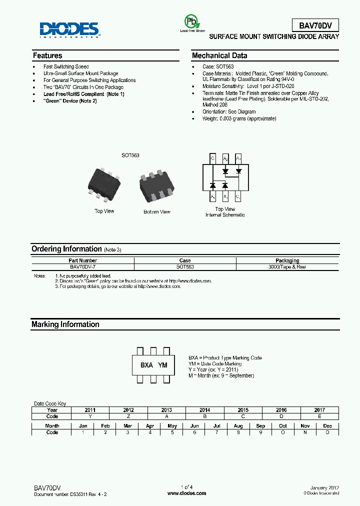 BAV70DV-7_5631825.PDF Datasheet