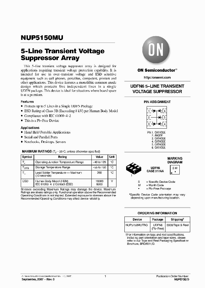 NUP5150MUTBG_5631646.PDF Datasheet