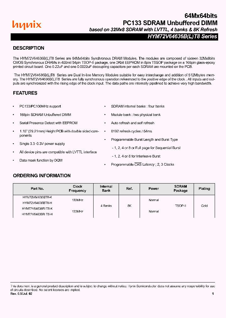 HYM72V64636BT8-K_5631122.PDF Datasheet
