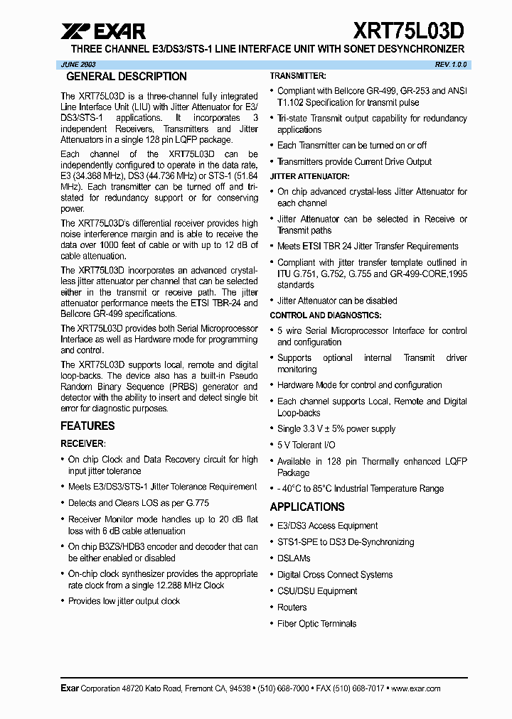 XRT75L03D_5629675.PDF Datasheet