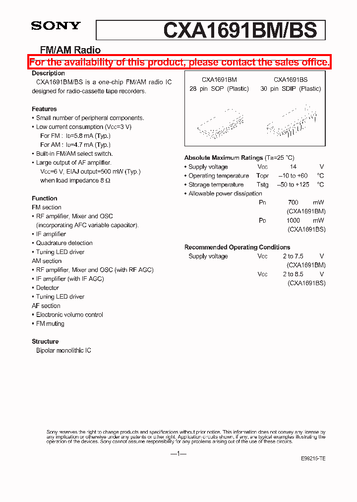 CXA1691BMBS_5629541.PDF Datasheet