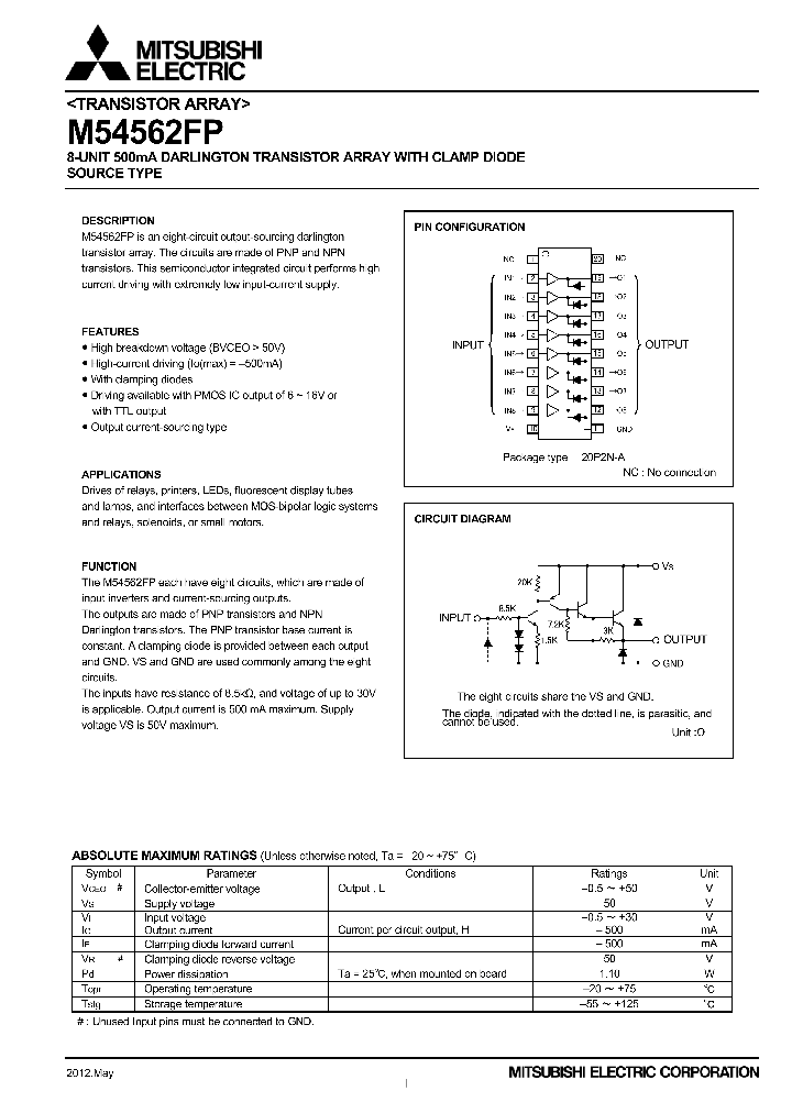 M54562FP_5626710.PDF Datasheet