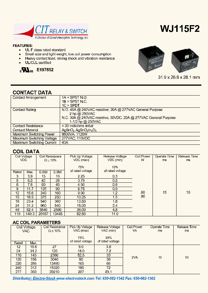 WJ115F21BL_5639536.PDF Datasheet