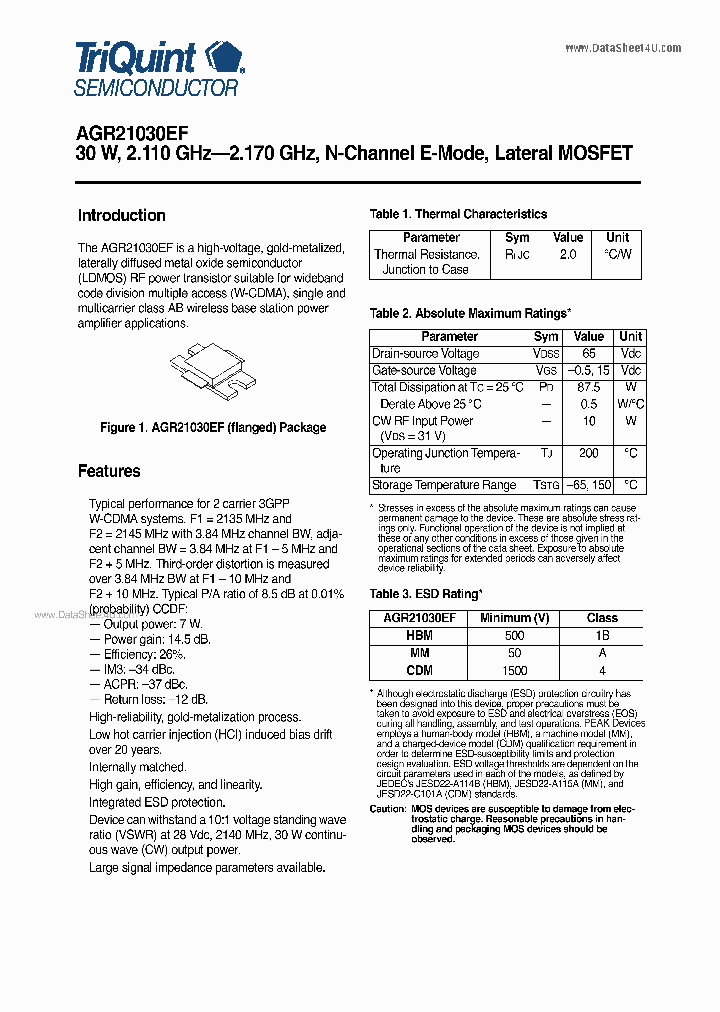 AGR21030EF_5640595.PDF Datasheet