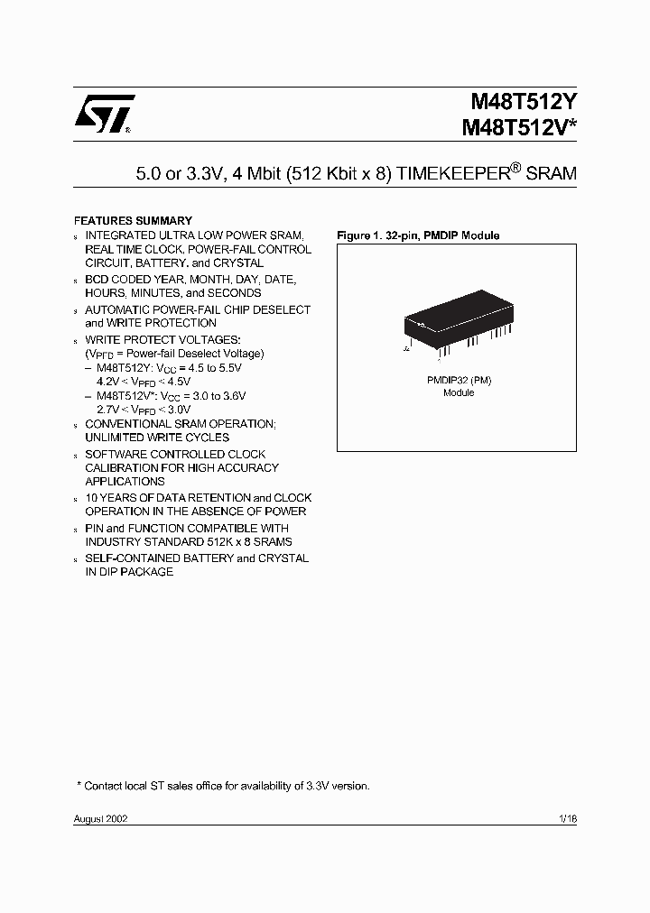 M48T512Y_5642709.PDF Datasheet