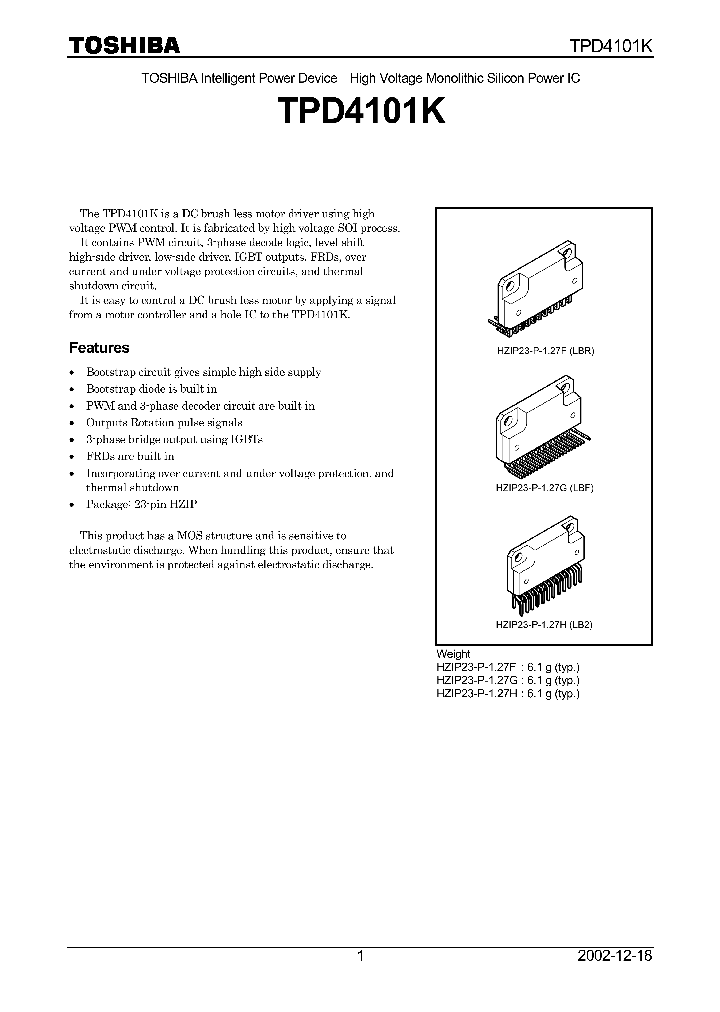TPD4101K_5643770.PDF Datasheet