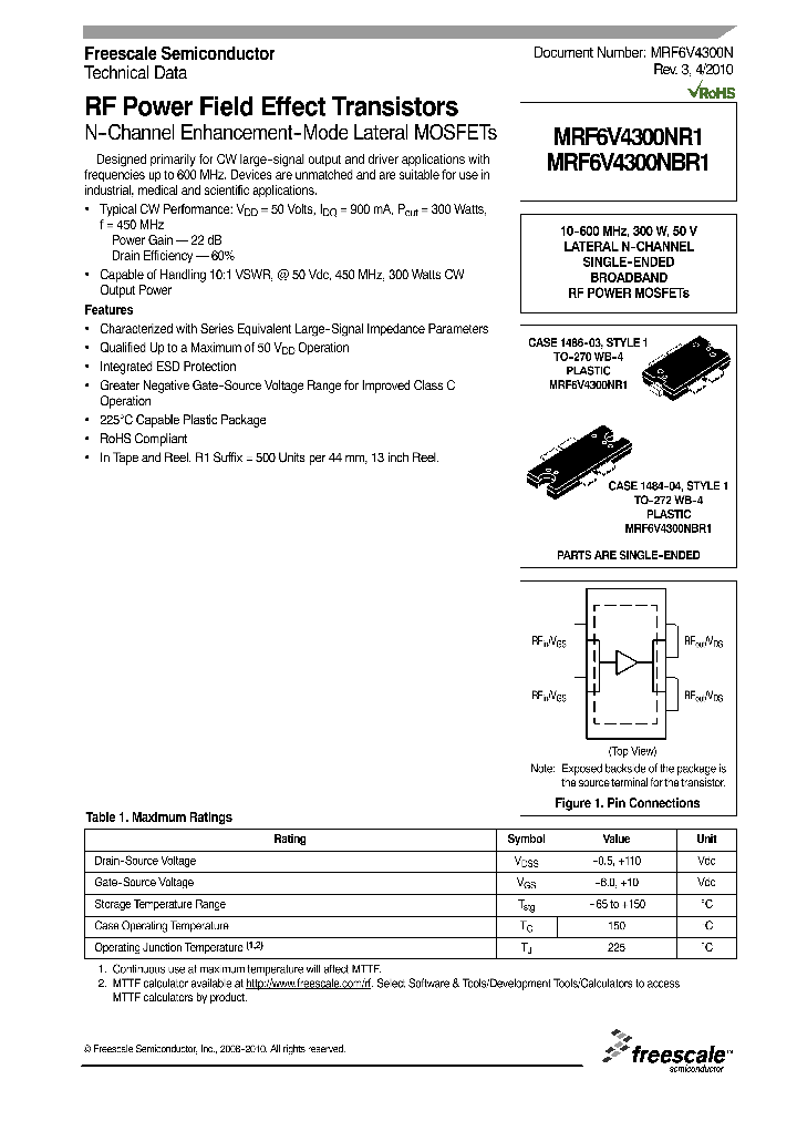 MRF6V4300NR110_5643827.PDF Datasheet