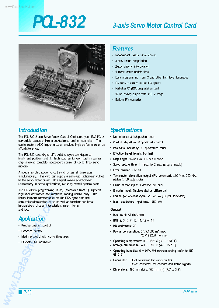 PCL-832_5644235.PDF Datasheet