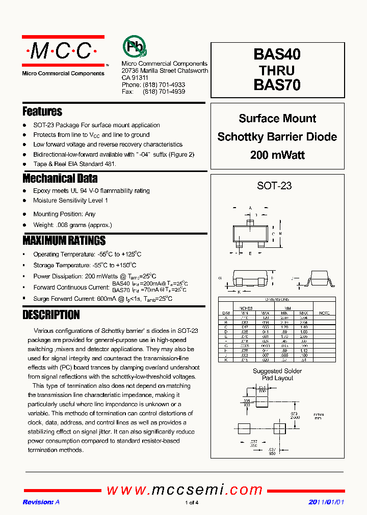 BAS40-04-TP_5644316.PDF Datasheet