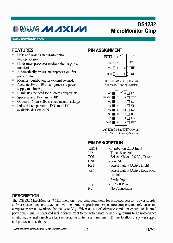 DS1232STAMPRC13_5644683.PDF Datasheet