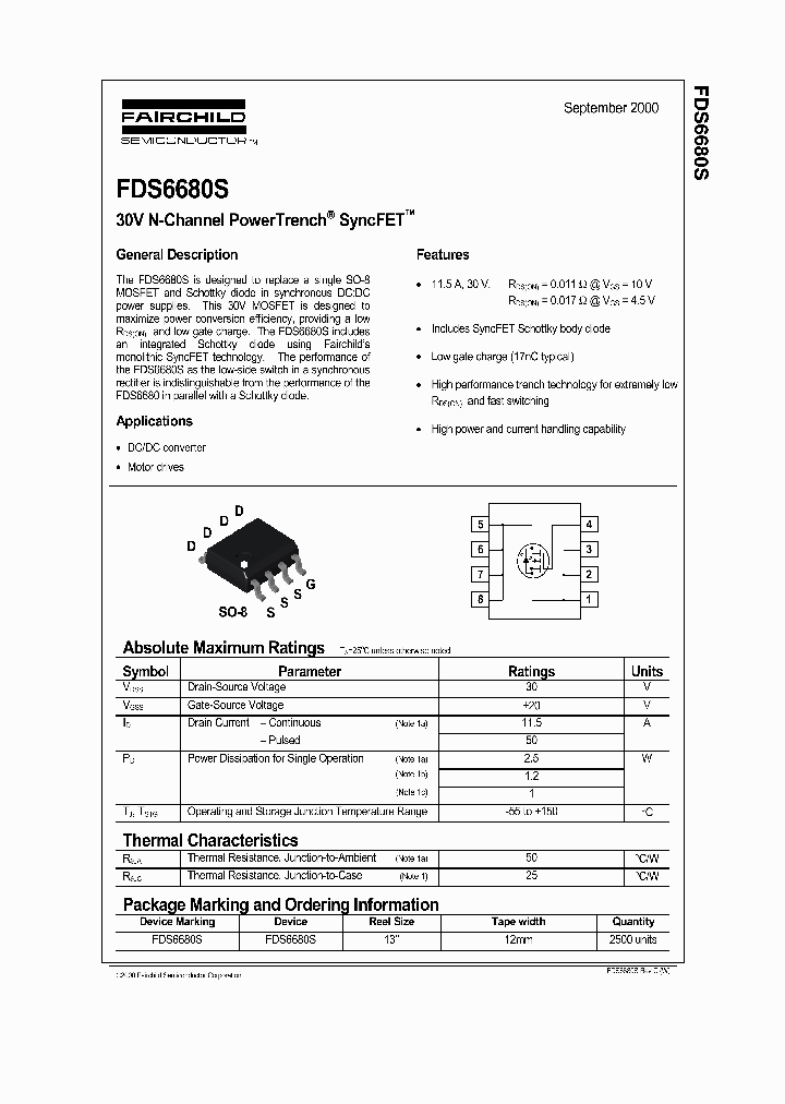 FDS6680S_5645359.PDF Datasheet