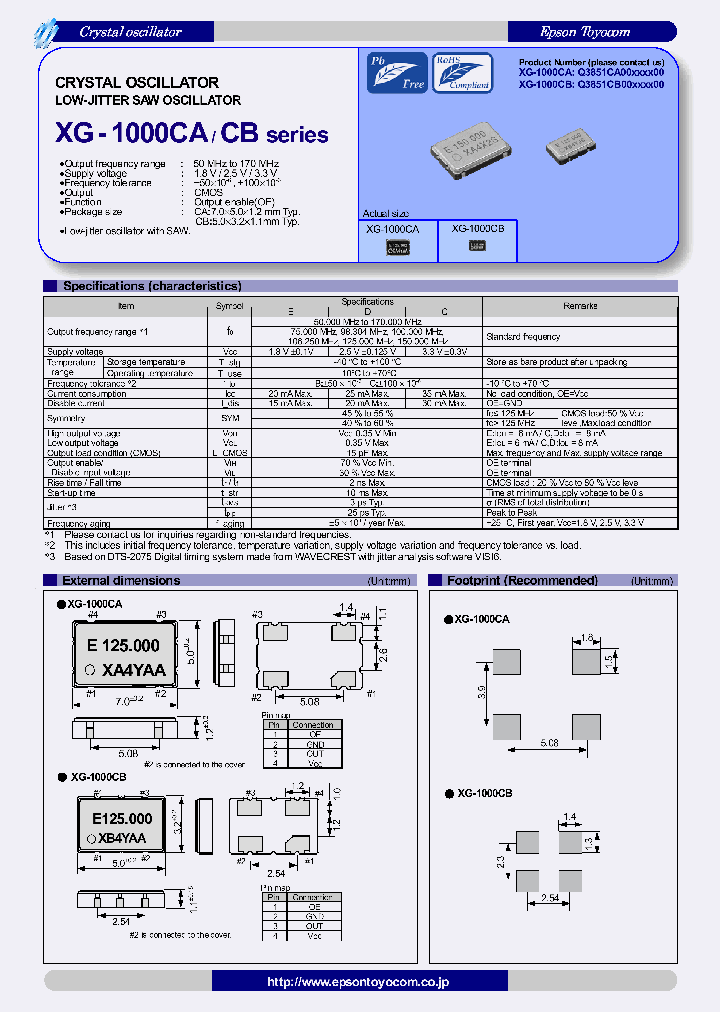 XG-1000CA_5648900.PDF Datasheet