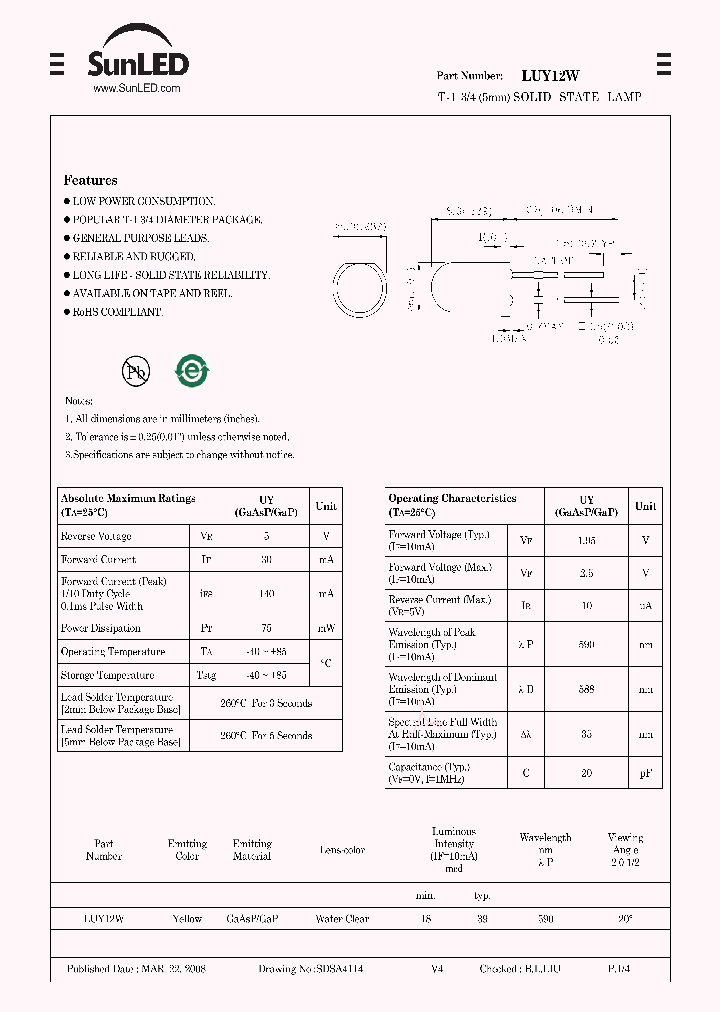 LUY12W_5649238.PDF Datasheet