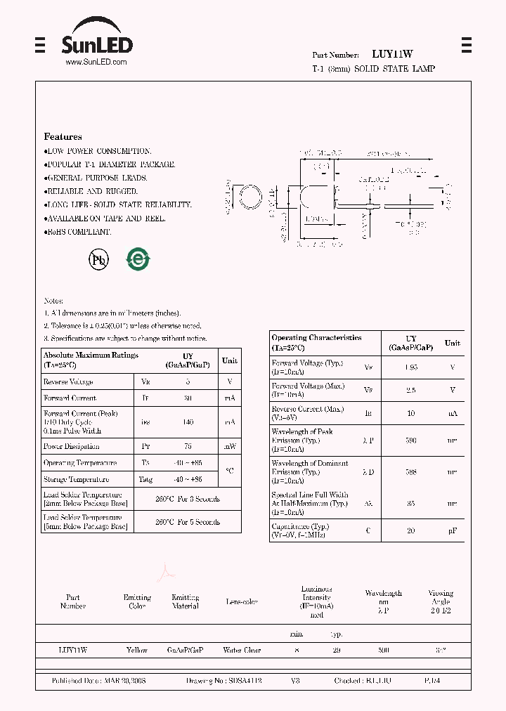 LUY11W_5649231.PDF Datasheet