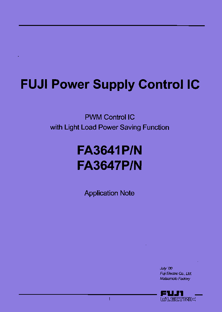 FA3641N_5651438.PDF Datasheet