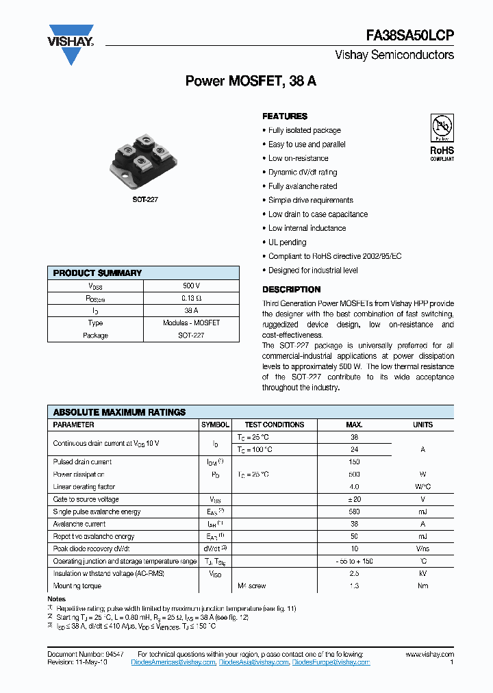 FA38SA50LCP_5651449.PDF Datasheet
