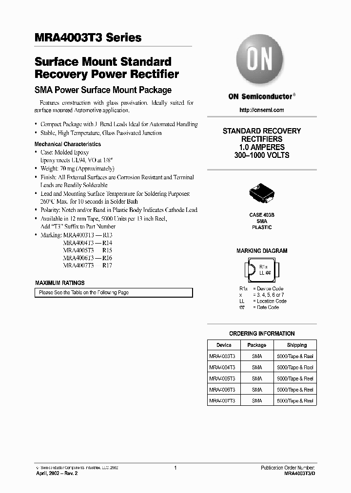 MRA4003T3-D_5651886.PDF Datasheet
