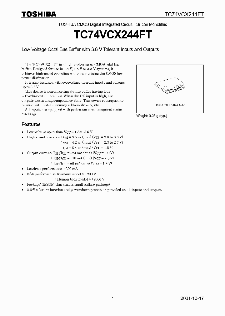 TC74VCX244FT_5652945.PDF Datasheet