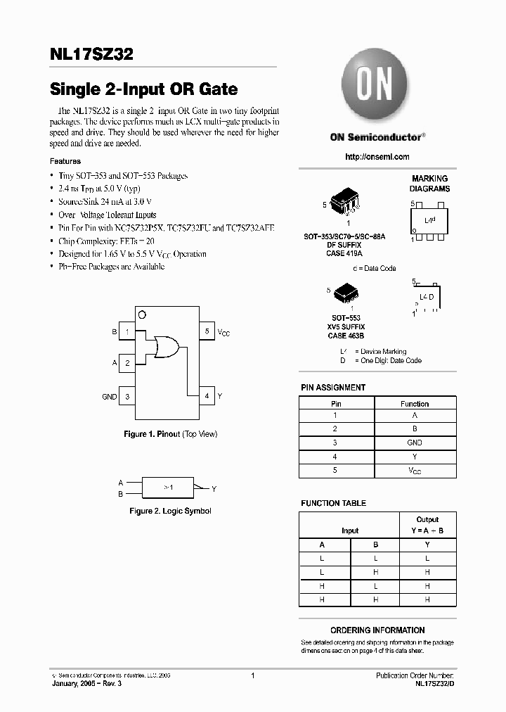 NL17SZ32XV5T2_5653045.PDF Datasheet