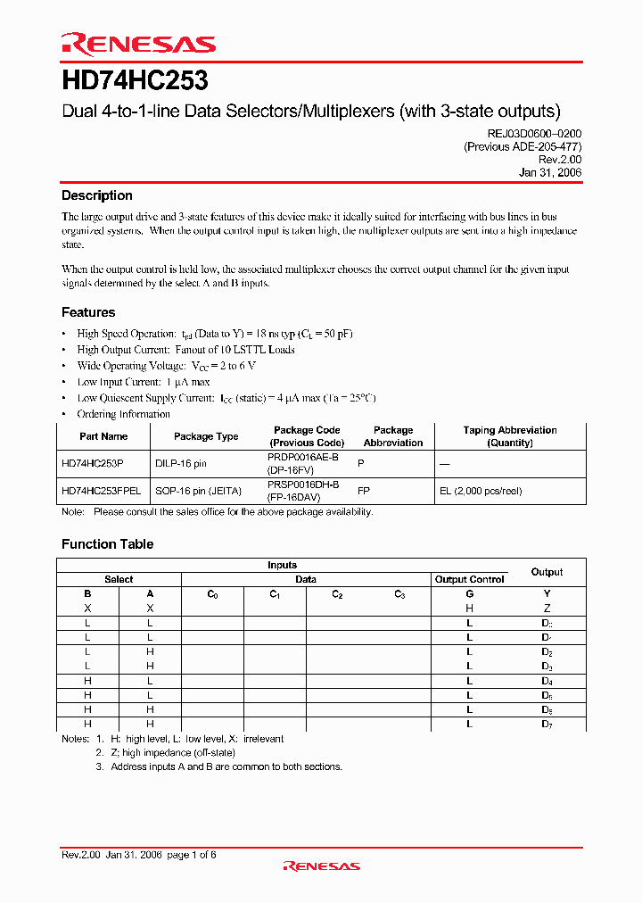 HD74HC253FPEL_5653097.PDF Datasheet