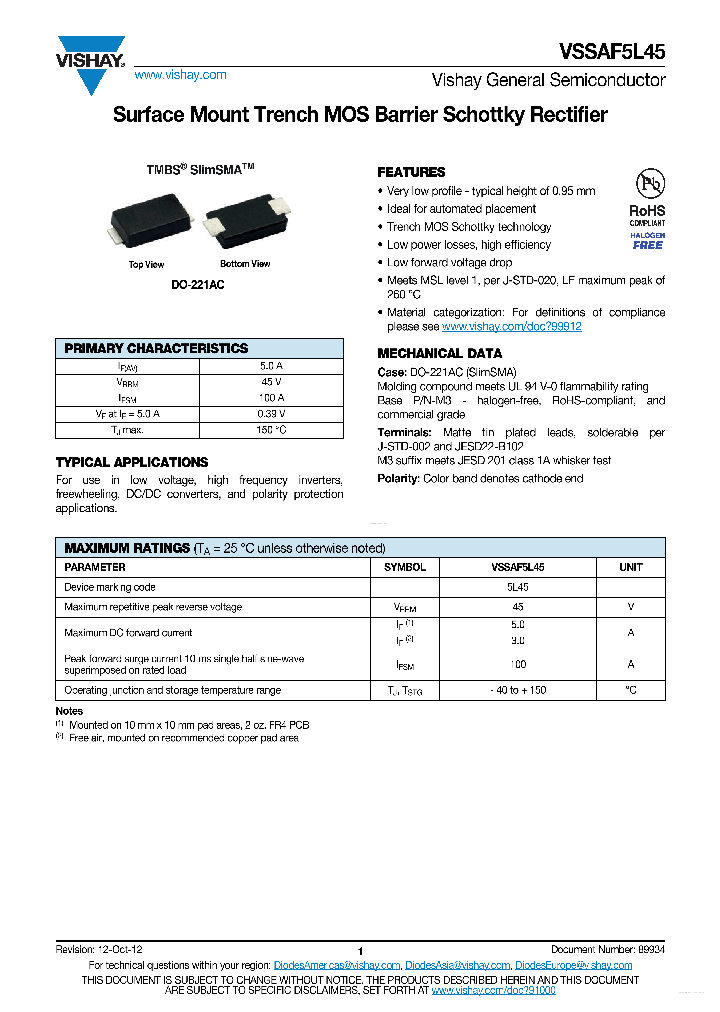 VSSAF5L45_5653769.PDF Datasheet