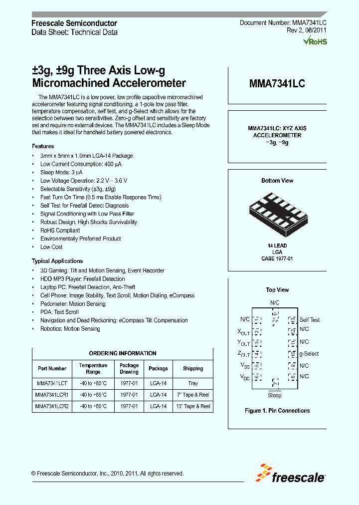 MMA7341LCR1_5655755.PDF Datasheet