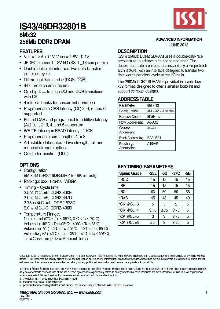 IS43DR32801B_5658563.PDF Datasheet