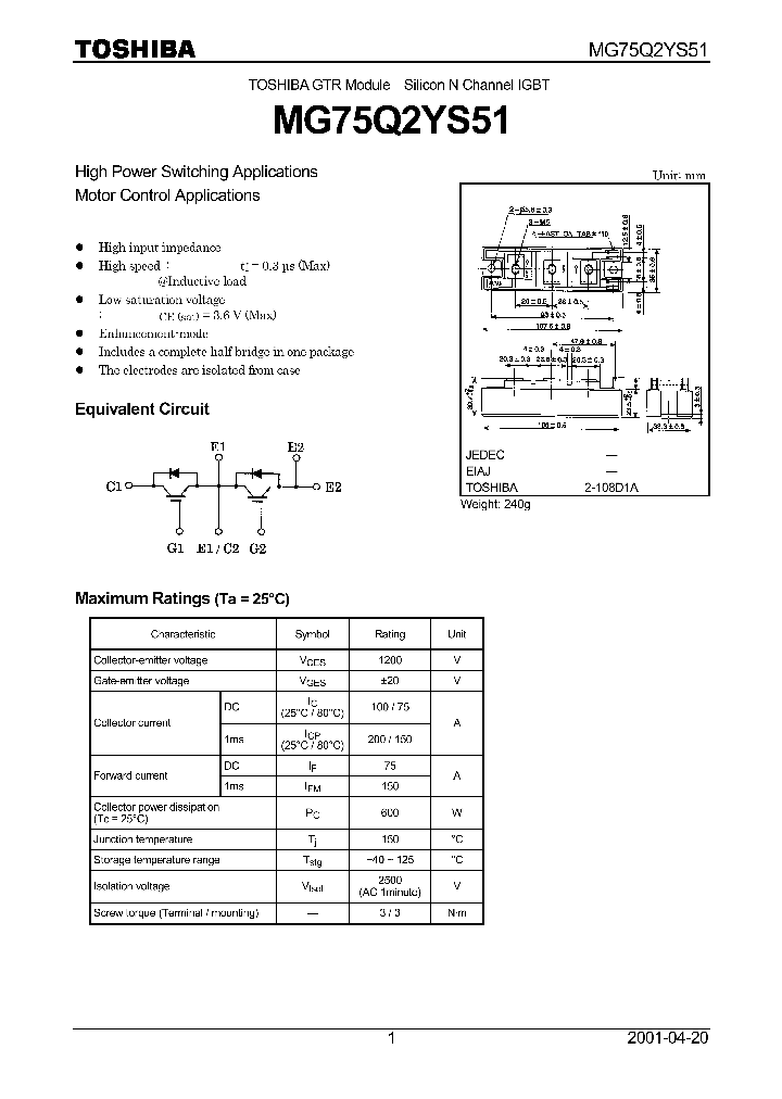 MG75Q2YS51_5661569.PDF Datasheet
