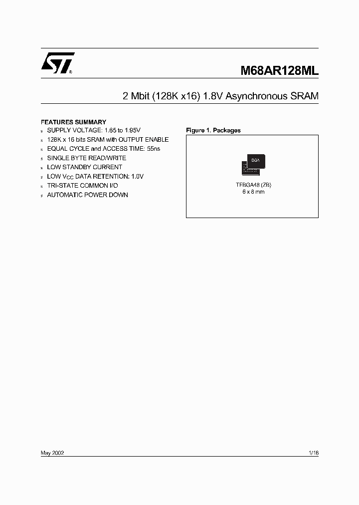 M68AR128ML_5663296.PDF Datasheet