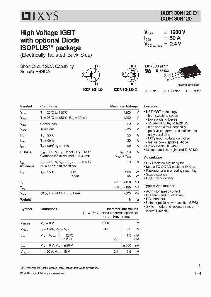 IXDR30N120D1_5664365.PDF Datasheet