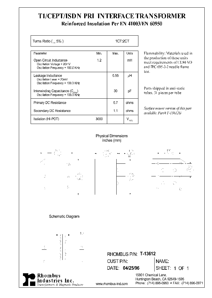 T-13612_5664500.PDF Datasheet