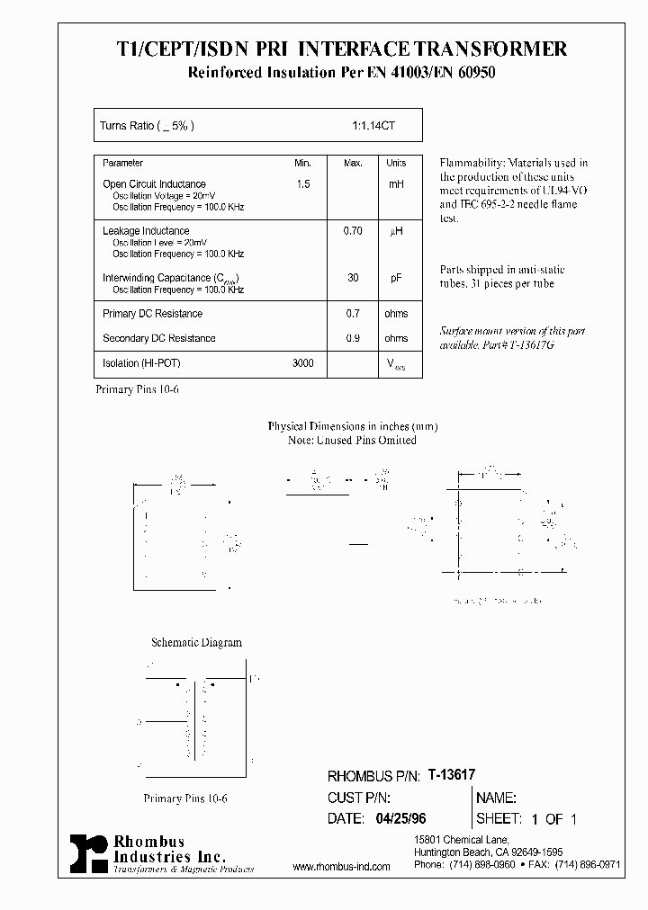 T-13617_5664511.PDF Datasheet